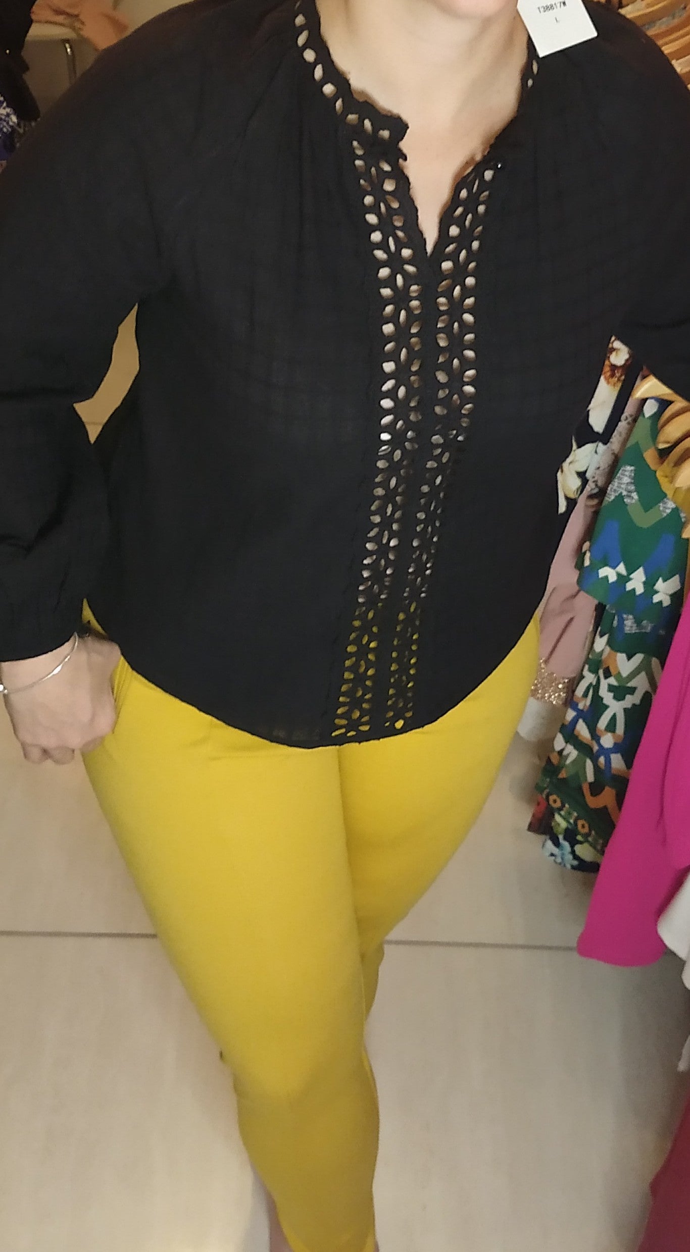 Black Charlot blouse