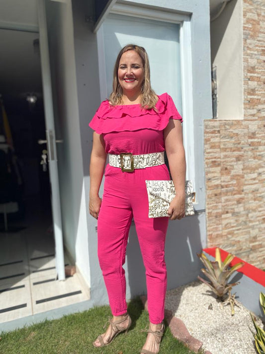 Vibrant Fucsia Jumpsuit
