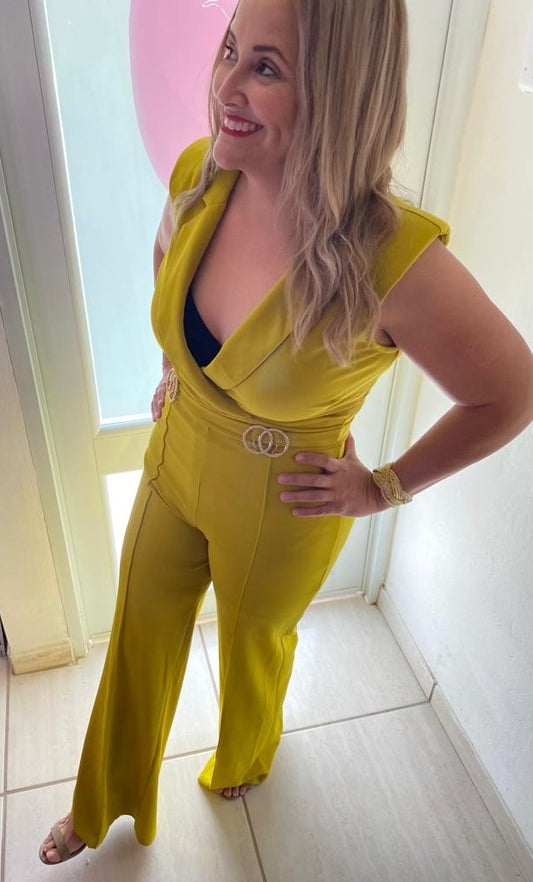 Lime jumpsuit