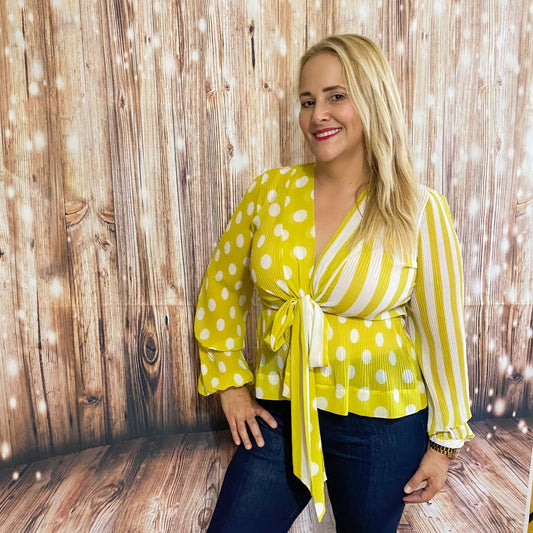 Lime blouse