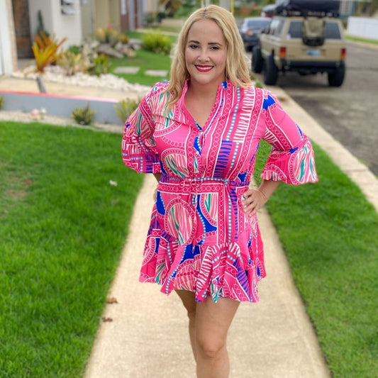 Fucsia maui dress