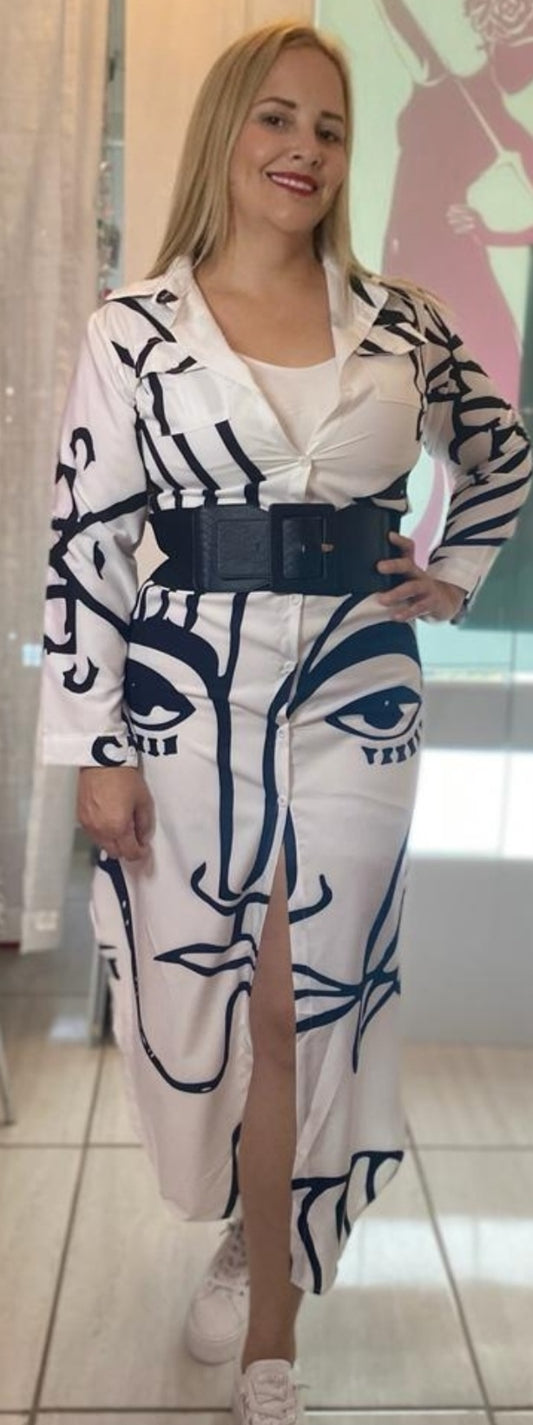 Black & white dress
