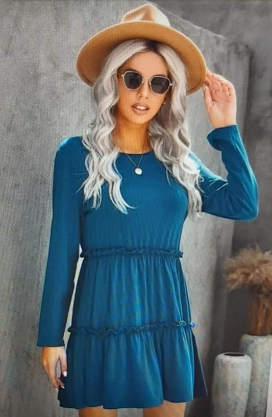 Aquarium blue dress